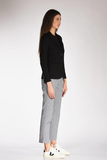 1901 Blazer Piquet Nero Donna - 4