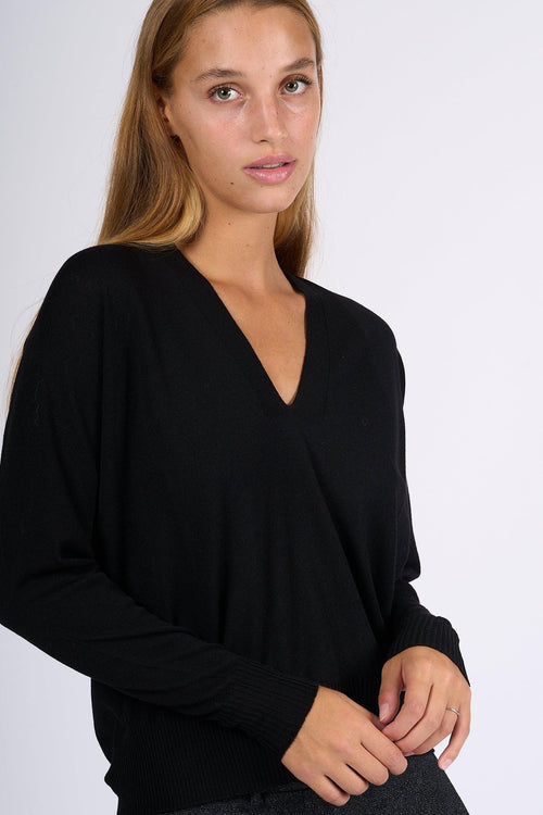 Dolcevita in Lana Nero Donna