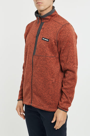 Felpa Full zip arancio AO9710-849 - 4