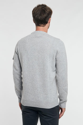 Maglia Lambswool Grigio Uomo - 5