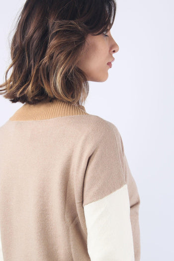 Databile Maglia Sollo V Beige/cammello - 5