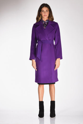 Cappotto Vestaglia Viola Donna - 2