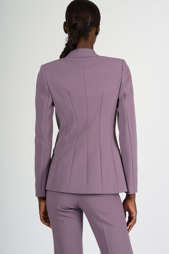 Giacca Monopetto Lilla Donna - 4
