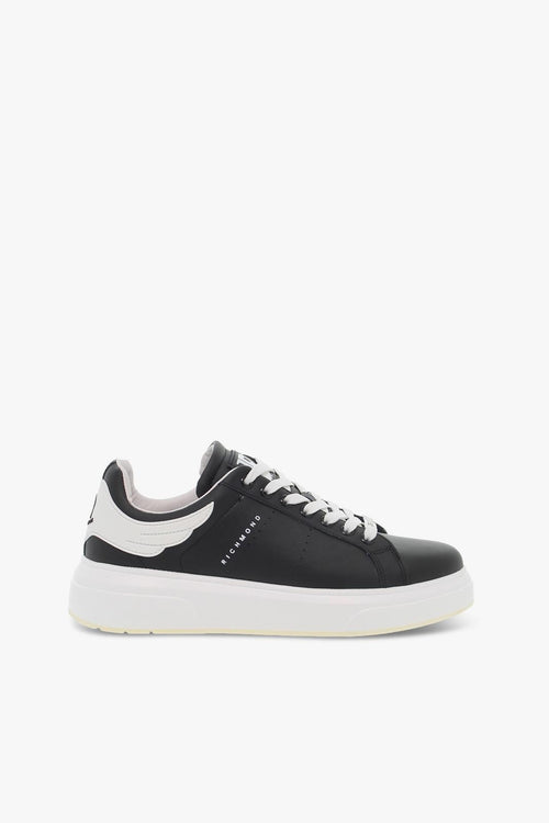 Sneakers ALEXANDER MCQUEEN in pelle nero e bianco