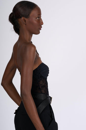 Body con Tulle Nero Donna - 3