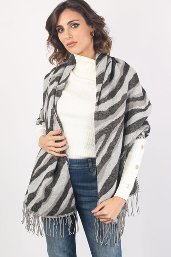 Poncho Jaquard Zebra - 6
