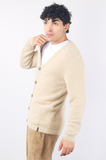 Cardigan Peloso Cammello - 5