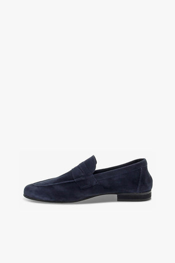 Mocassino DANDY in nabuk blu - 3