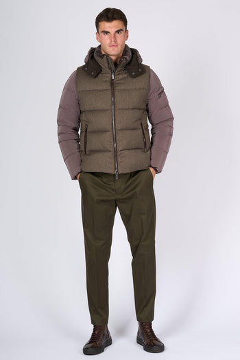 Piumino/Gilet Casciano Bomber Cacao Uomo - 4