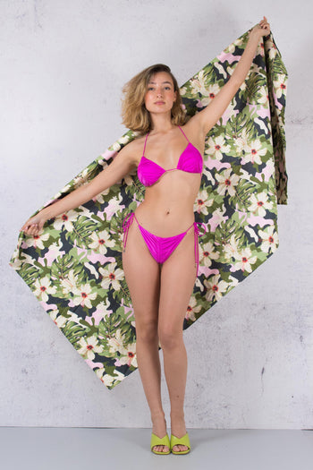 Slip Brasiliana Drappeggio Fuxia - 4