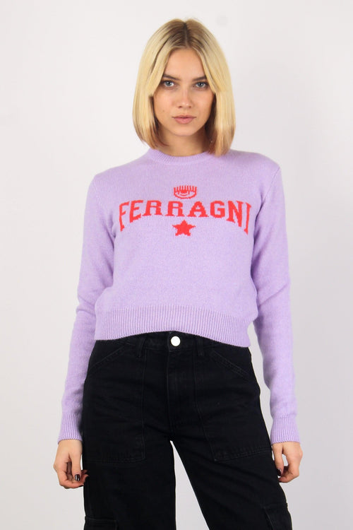 Girocollo Ferragni Purple Rose