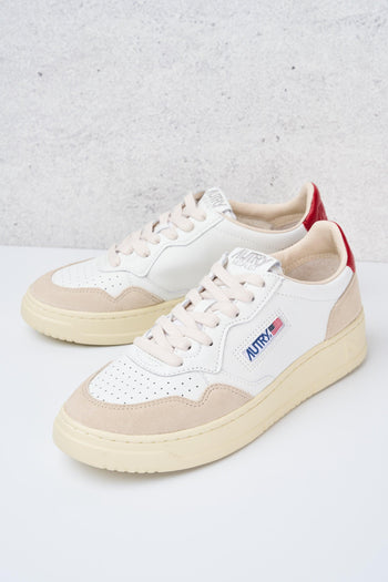 Medalist Low Wom Leatsuede Rosso Donna - 6