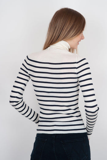 Maglia Dolcevita Krysti Bianco Donna - 4