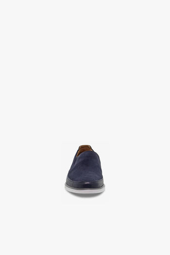 Senza stringhe BRATTON STEP in camoscio blu - 4