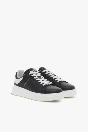 Sneakers ALEXANDER MCQUEEN in pelle nero e bianco - 5