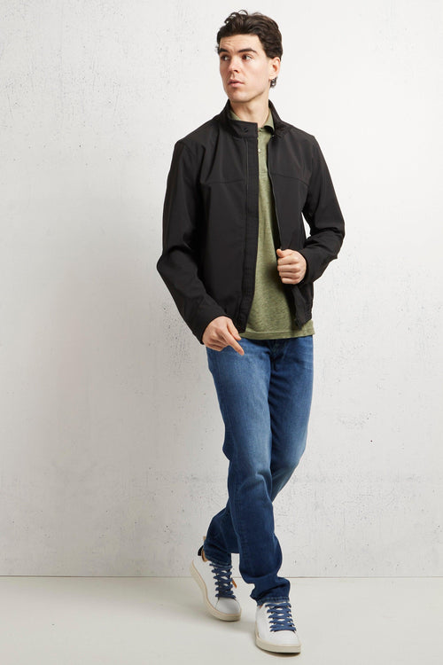 Bomber Softshell Nero Uomo