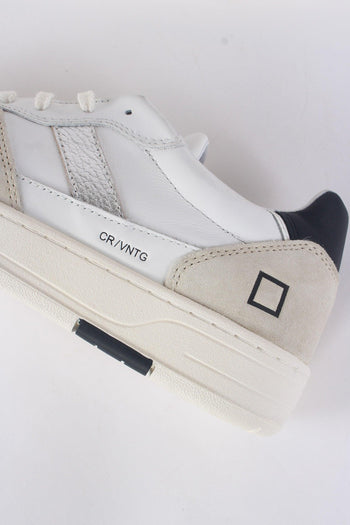 Sneaker Court Vintage Calf White/black - 7