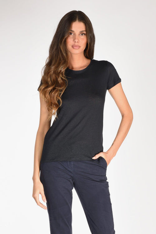 Paris Tshirt M. Corta Blu Navy Donna