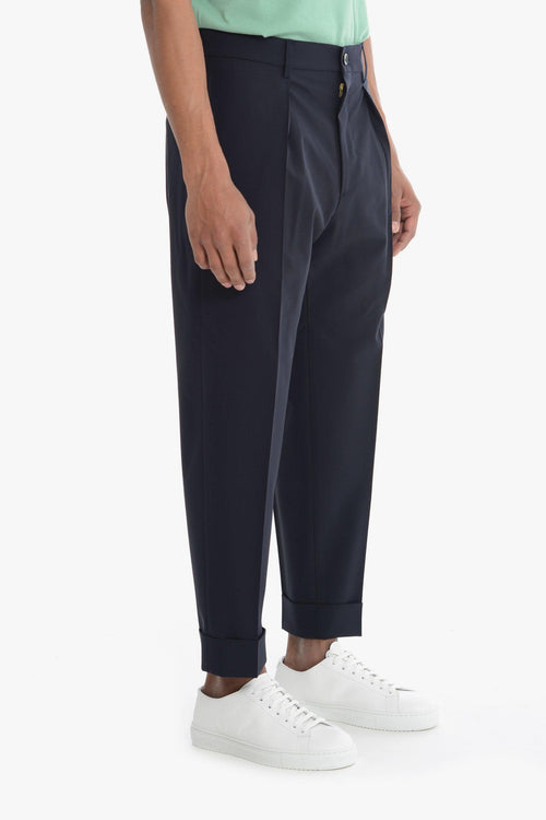 Pantalone Blu Uomo Chiaia - 2