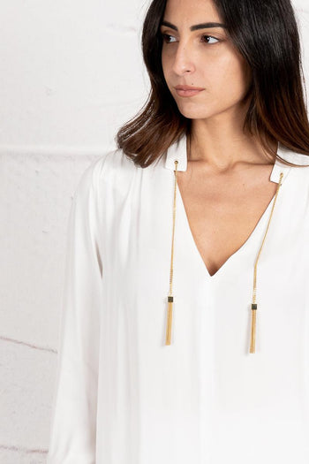 Camicia con colletto alla coreana 3085 - 2