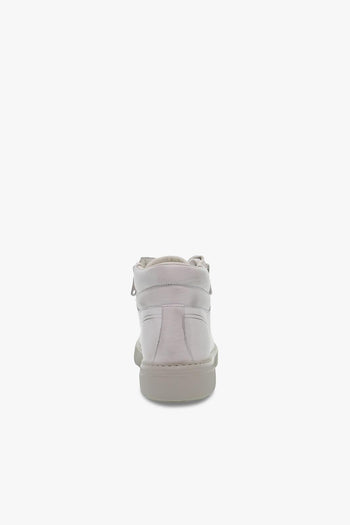 Sneakers DESTINY HI ZIP in pelle bianco Uomo Sneakers - 2