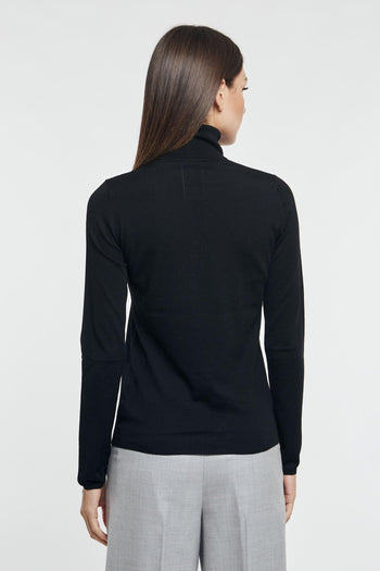 Maglia Dolcevita Nero Donna - 4