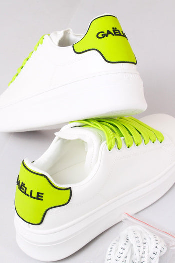 Sneakers Mcqueen Basica Bianco/verde Mela - 5