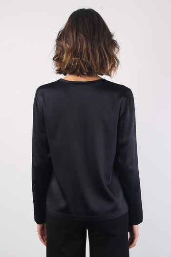 Casacca Seta Nero - 2
