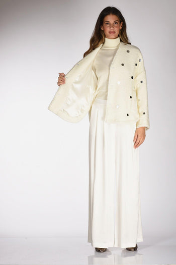 Giacca Paiette Bianco Donna - 6