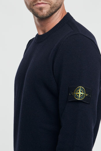 Maglia Lambswool Blu Uomo - 7