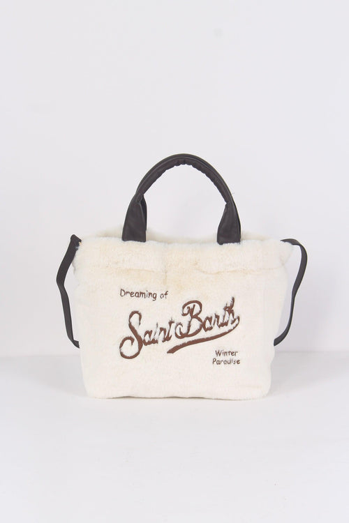Borsa Ecopelliccia Panna
