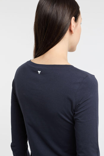 Max Mara T-Shirt 34 Blu in Cotone/Elastane - 5