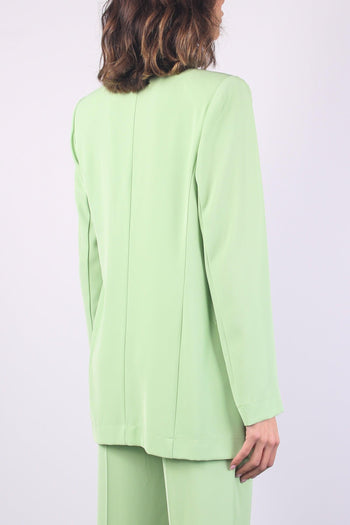 Giacca Sciallata No Bottoni Verde - 7