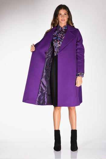 Cappotto Vestaglia Viola Donna - 6