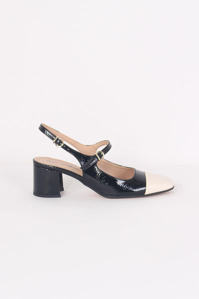 Chanel Bicolore C/tacco Vera P Nero/burro