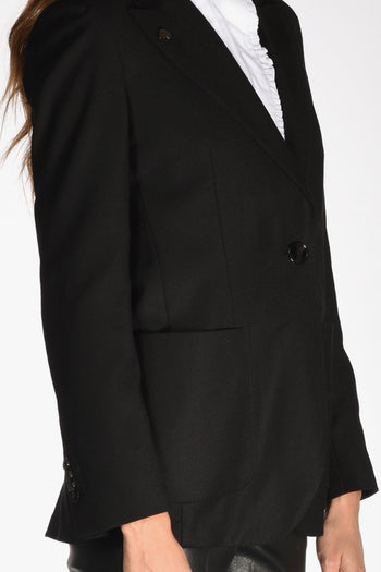 Blazer Monopetto Nero Donna - 3