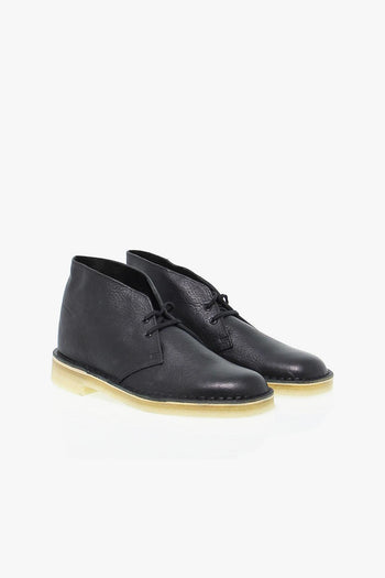 Polacco DESERT BOOT LEATHER in pelle nero - 5