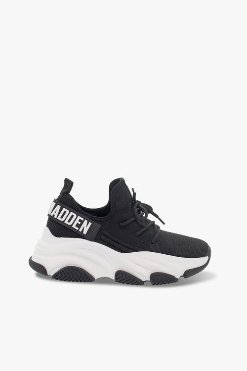 Sneakers PROTEGE BLACK in tessuto nero e bianco - 1