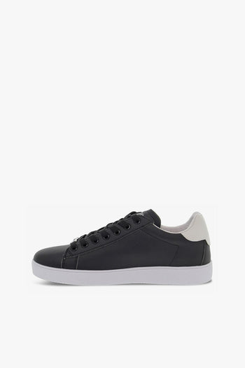 Sneakers EXTRALIGHT in microfibra nero e bianco - 3