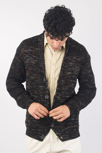 Cardigan Melange Peruviano Fango - 4