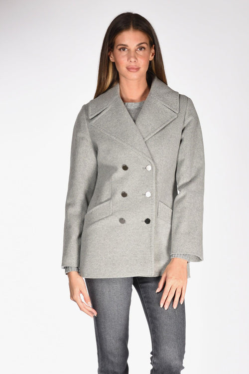 Giacca Doppiopetto Grigio Donna