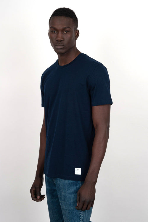 T-Shirt Cesar Cotone Blu Navy