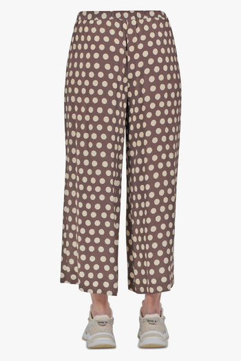 - Pantalone - 430790 - Marrone/Panna - 5