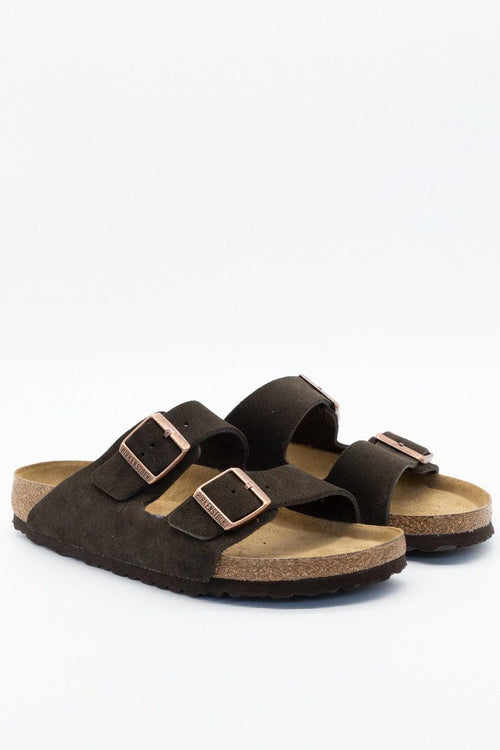 Ciabatta Arizona Suede Marrone Scuro Uomo - 2