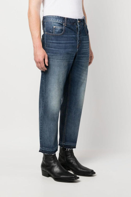 Marant Jeans Blu Uomo Gamba Dritta - 1