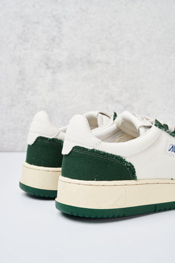 01 Low Man Canvas/bi Bianco Uomo - 5