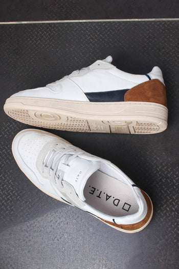 Sneaker Court Vintage White/camel - 5