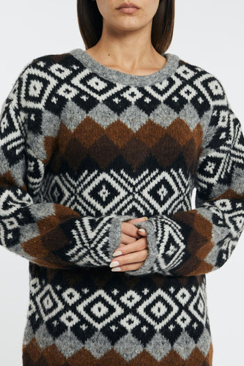 Semi-couture Maglia Coralie Grigio Donna - 8