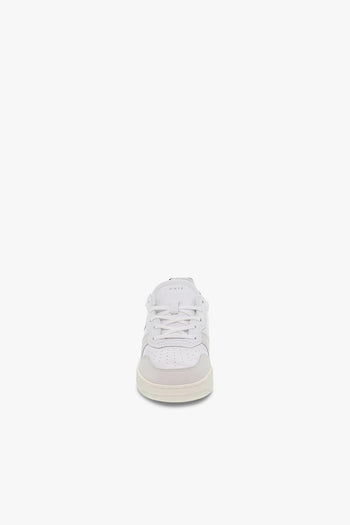 Sneakers COURT 2.0 COLORED in pelle e camoscio bianco e verde - 4