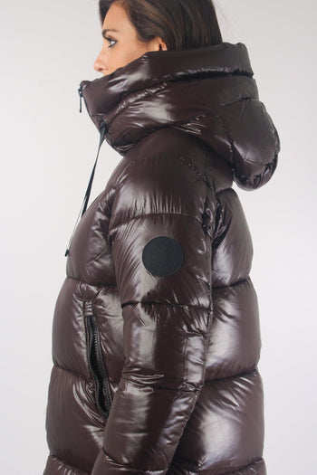 Isabel Piumino Lungo Laccato Brown Black - 9
